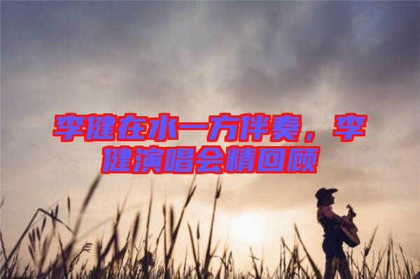 李健在水一方伴奏，李健演唱會精回顧