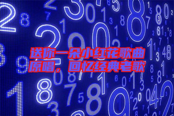 送你一朵小紅花歌曲原唱，回憶經典老歌