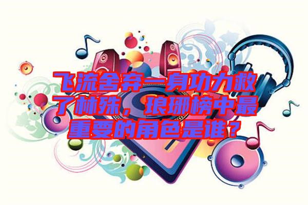 飛流舍棄一身功力救了林殊，瑯琊榜中最重要的角色是誰？