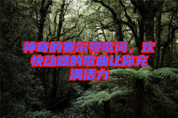 神奇的賽爾號(hào)歌詞，歡快動(dòng)感的歌曲讓你充滿(mǎn)活力