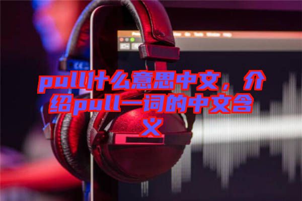 pull什么意思中文，介紹pull一詞的中文含義
