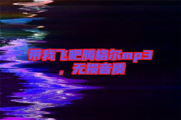 帶我飛吧騰格爾mp3，無損音質(zhì)