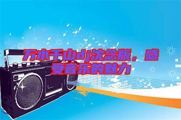 萬水千山dj沈念版，感受音樂的魅力