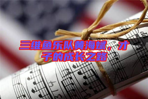 三維魚樂隊黃海斌，才子的成長之路