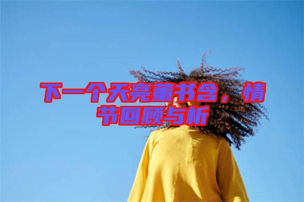 下一個天亮董書含，情節(jié)回顧與析