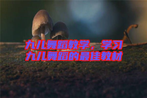 九兒舞蹈教學(xué)，學(xué)習(xí)九兒舞蹈的最佳教材