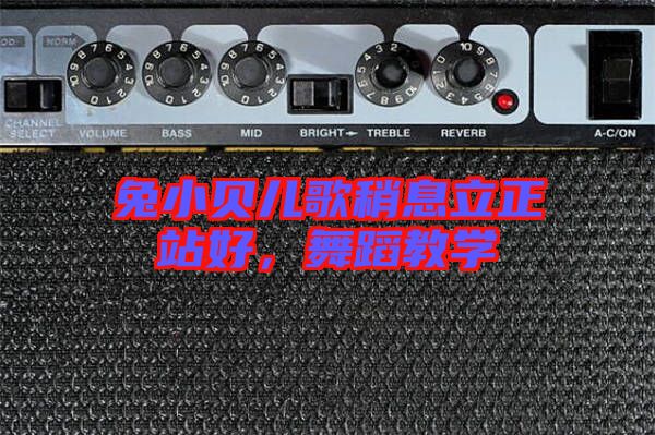 兔小貝兒歌稍息立正站好，舞蹈教學(xué)