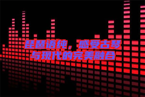 琵琶語純，感受古琴與現(xiàn)代的完美融合