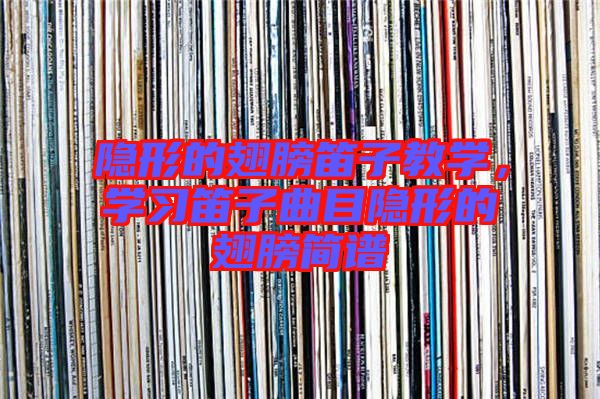 隱形的翅膀笛子教學(xué)，學(xué)習(xí)笛子曲目隱形的翅膀簡譜