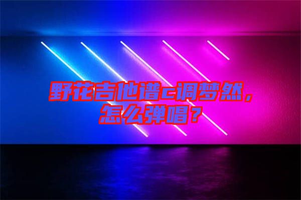 野花吉他譜c調(diào)夢然，怎么彈唱？